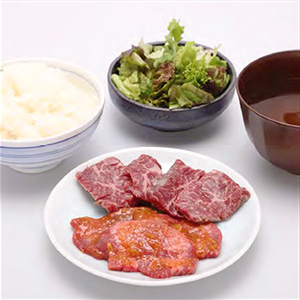 牛タンとハラミの焼肉定食